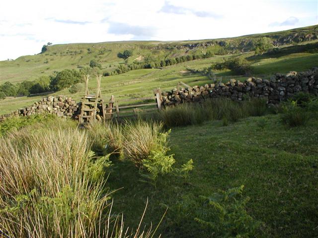 File:Stile just above High House Farm - geograph.org.uk - 21167.jpg