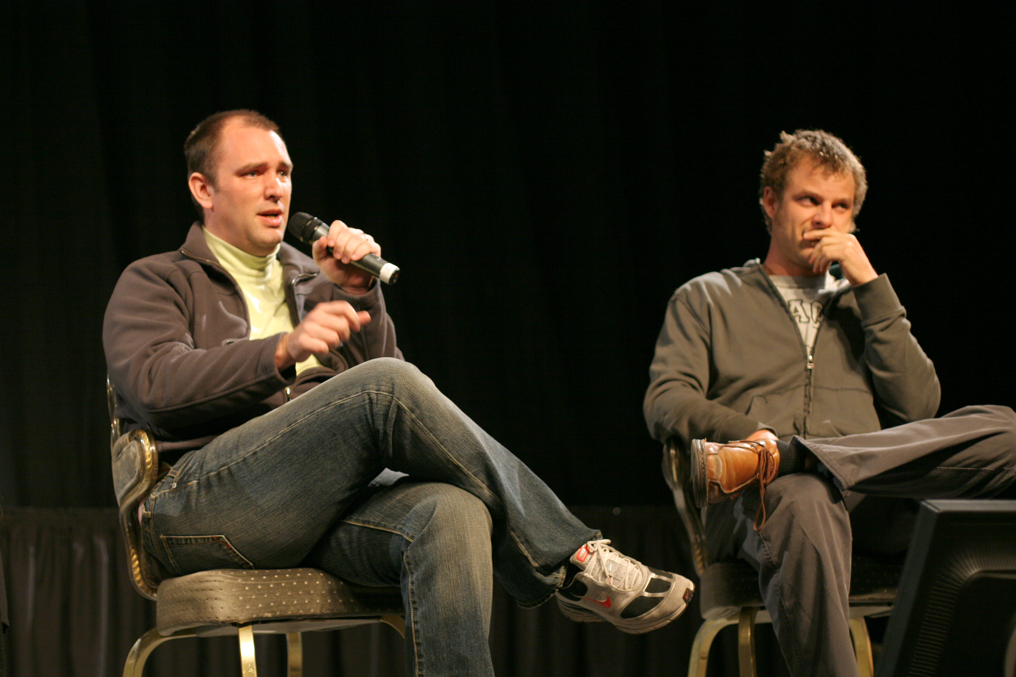 Theater talk. Трей Паркер. Matt Stone.