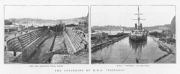 File:The stranding of HMS 'Victoria' - The Graphic 1892.jpg