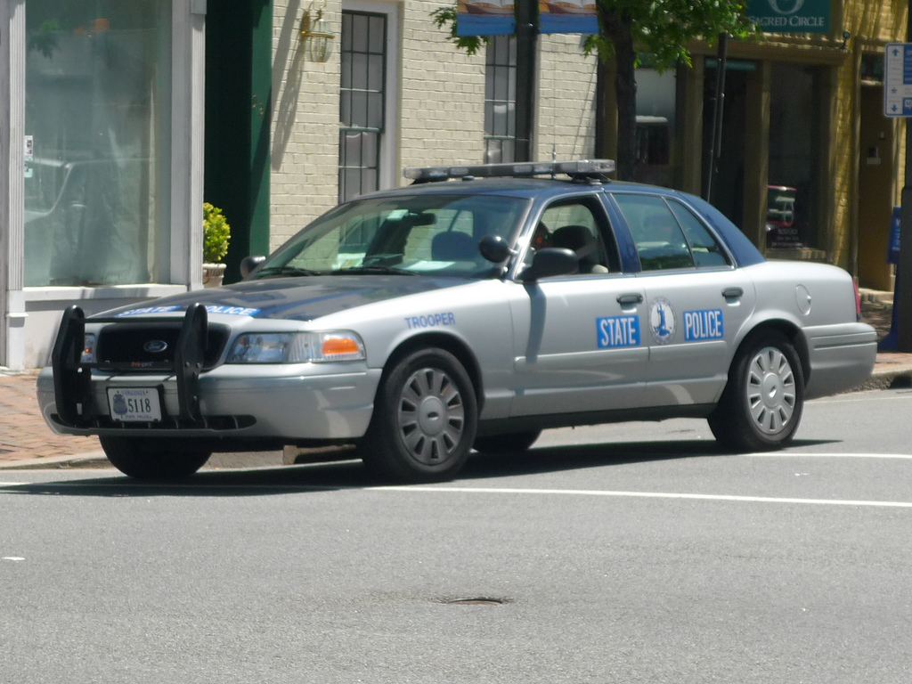 Ford Crown Vic Police Night