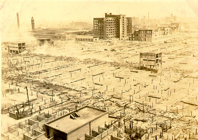 File:1934 Chicago Union Stock Yard fire aftermath 3.jpg