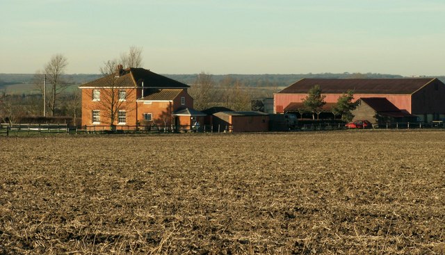 File:A view of Noke Hall Farm from Doesgate Lane - geograph.org.uk - 686607.jpg