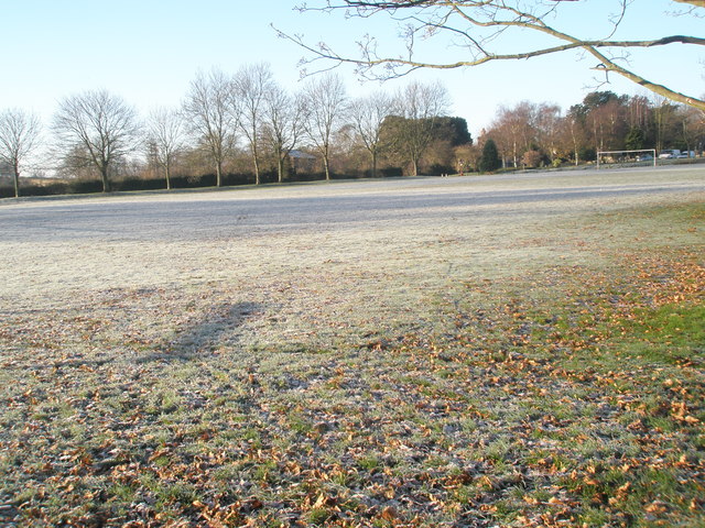 File:A white carpet covers the green field in Bidbury Mead - geograph.org.uk - 1072275.jpg