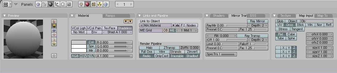 Map the input to the z-axis and make the material Shadeless