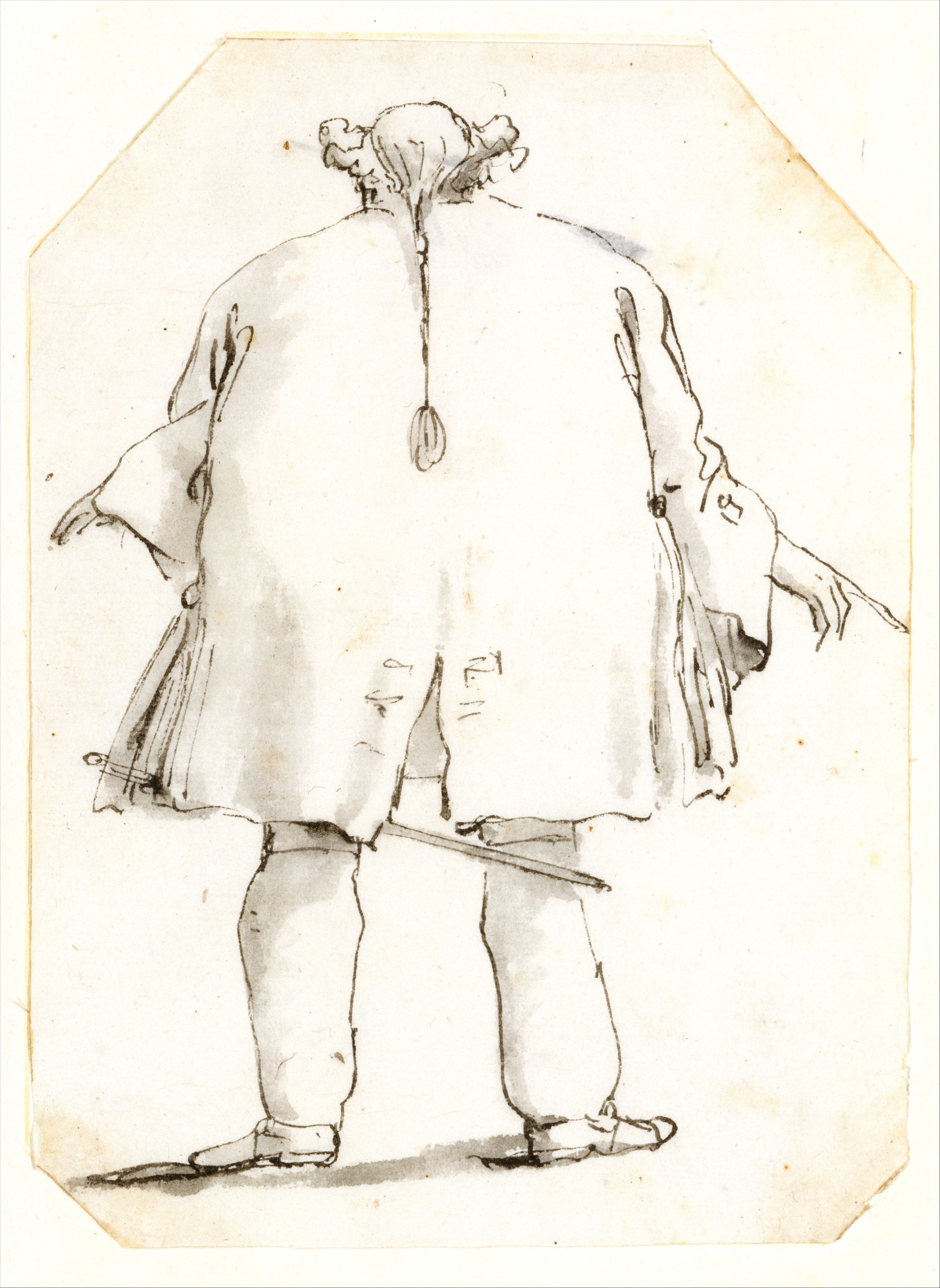 Filecaricature Of A Fat Man Seen From Behind Met Dt3213