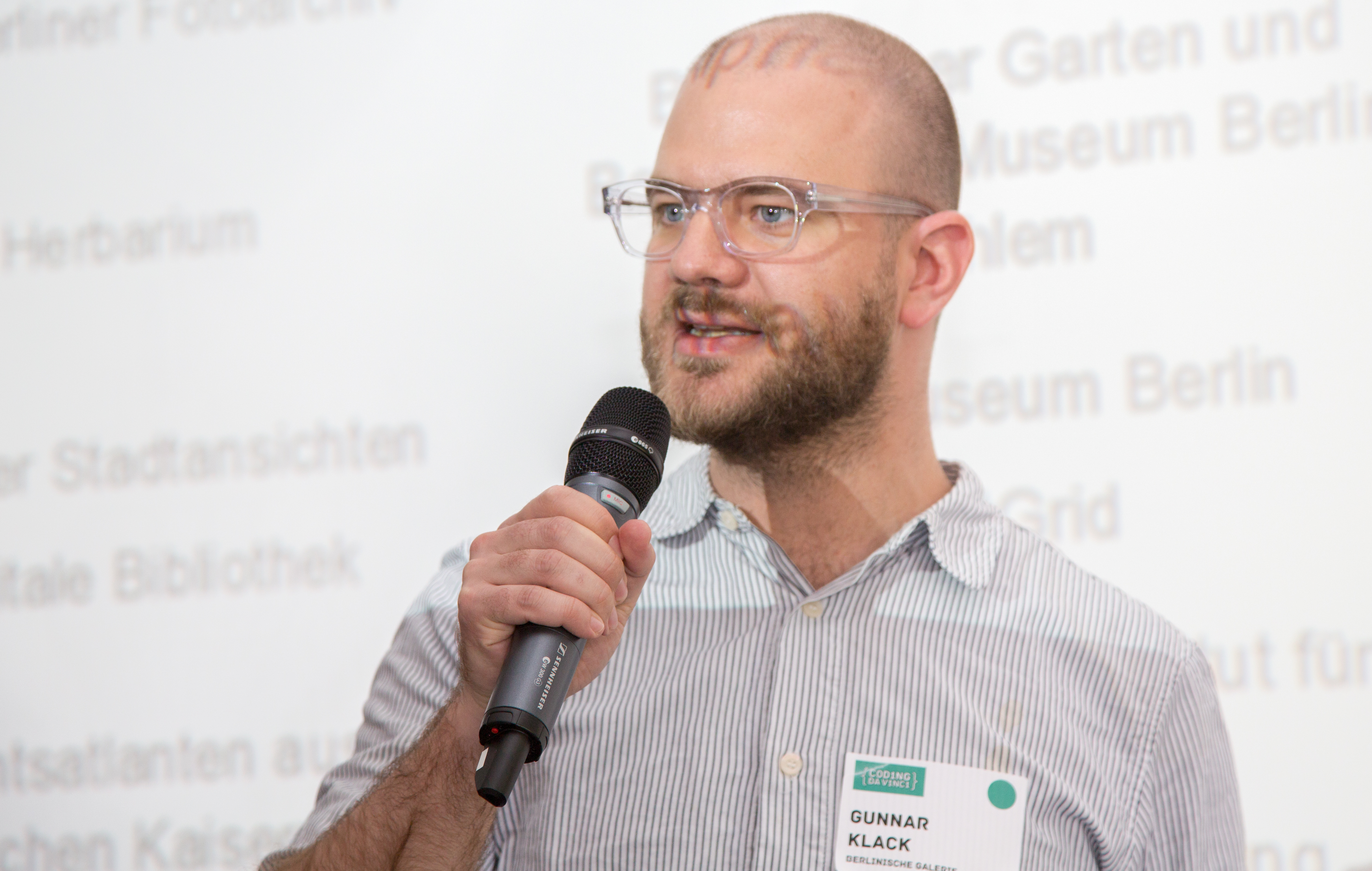 Gunnar Klack beim ''Coding da Vinci - Kultur-[[Hackathon