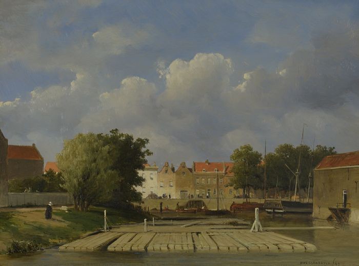 File:Jan Weissenbruch - Houtvlotten in de Zalmhaven - 10849 - Museum Rotterdam.jpg