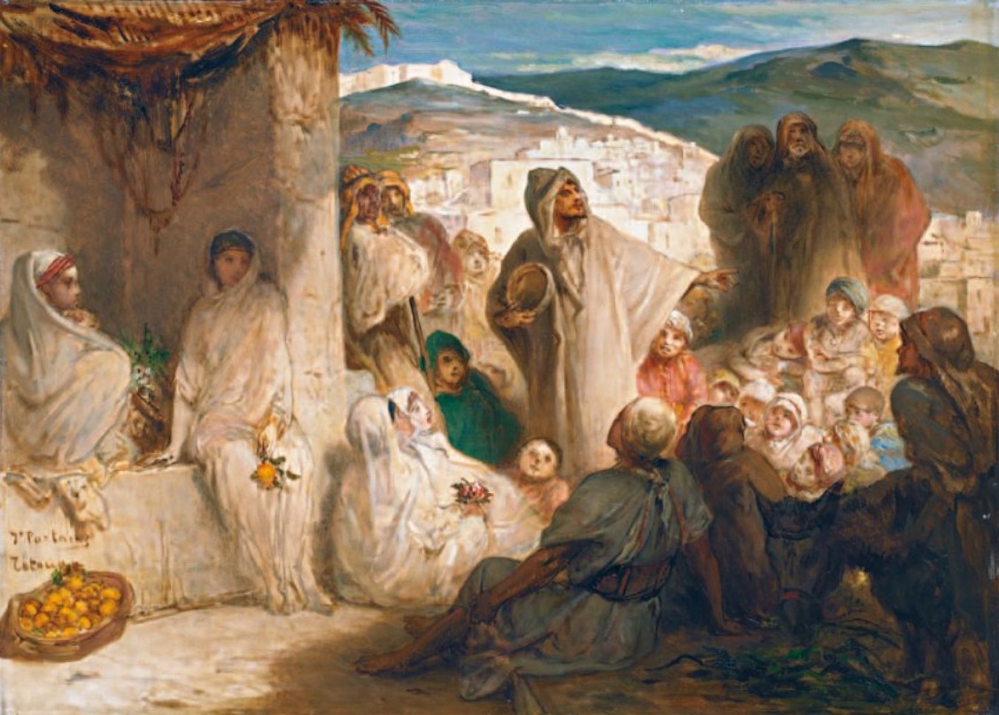 Jean-François Portaels - The story teller in Tétouan.jpg