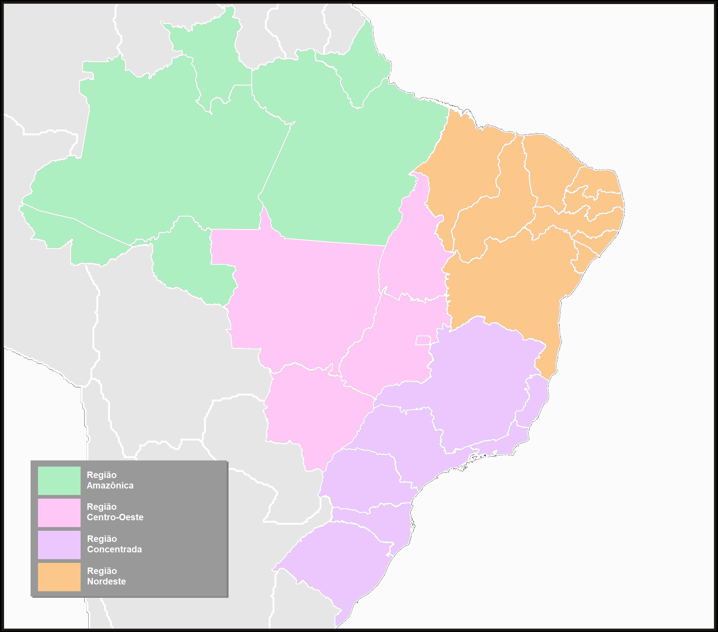 File:Mapa do Brasil por regiões.PNG - Wikimedia Commons