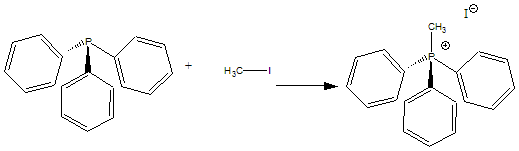 síntesis del ioduro de trifenilmetilfosfonio