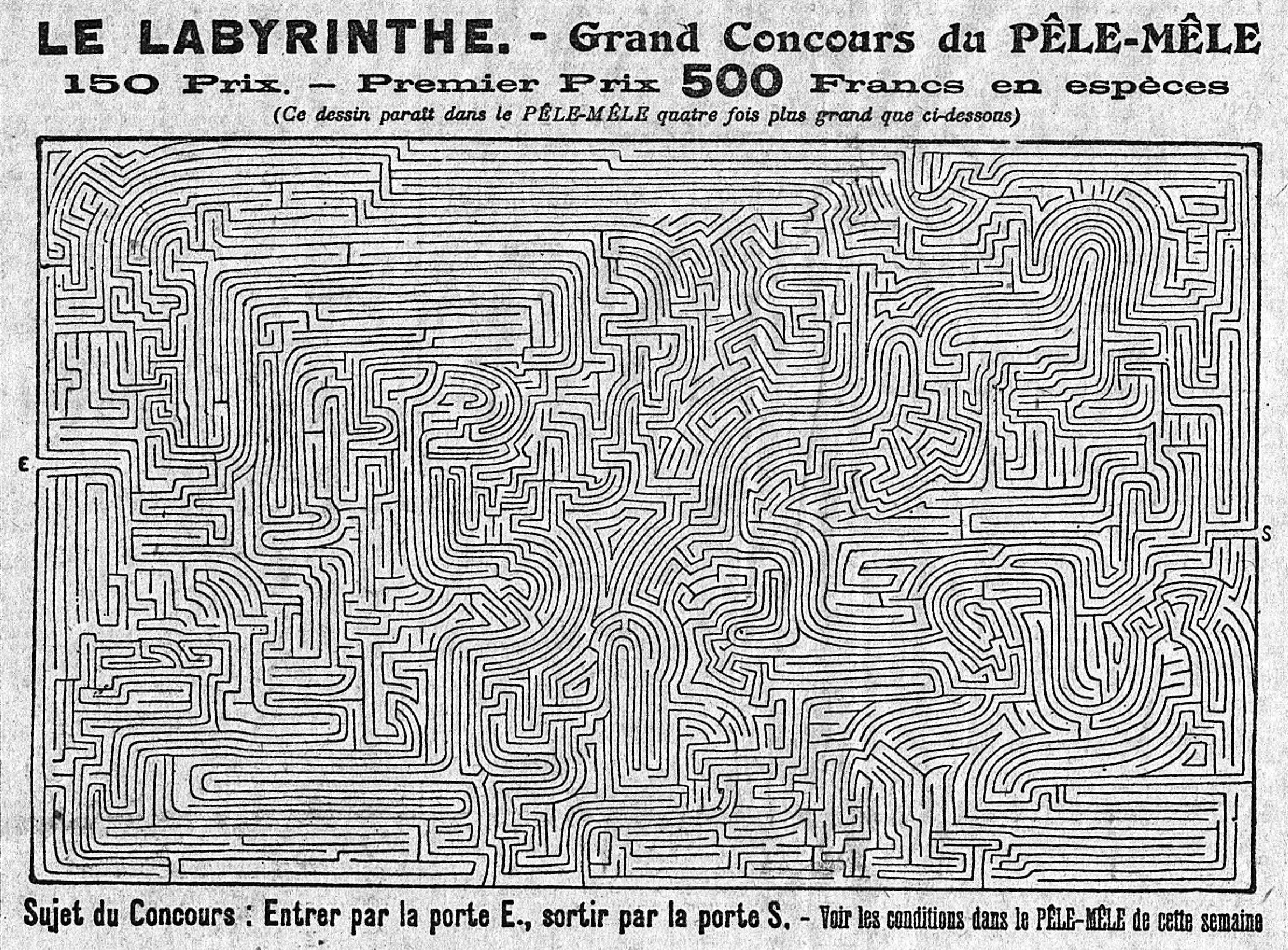 File:19120403 - Le Matin - Le Labyrinthe.jpg - Wikimedia Commons