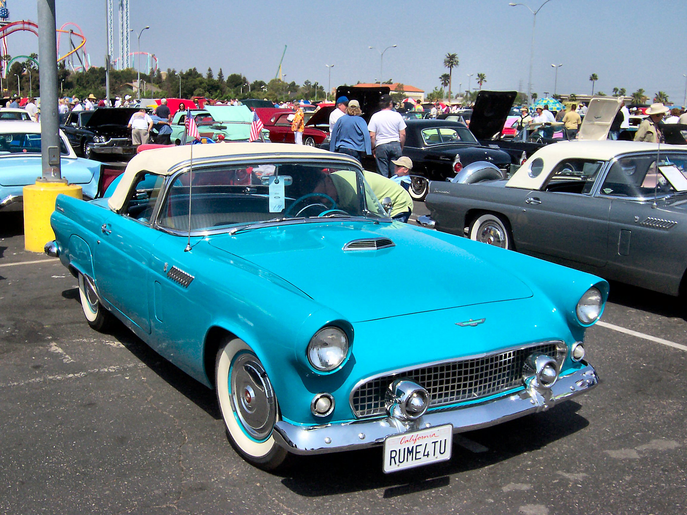 Free picture 1956 ford thunderbird #10