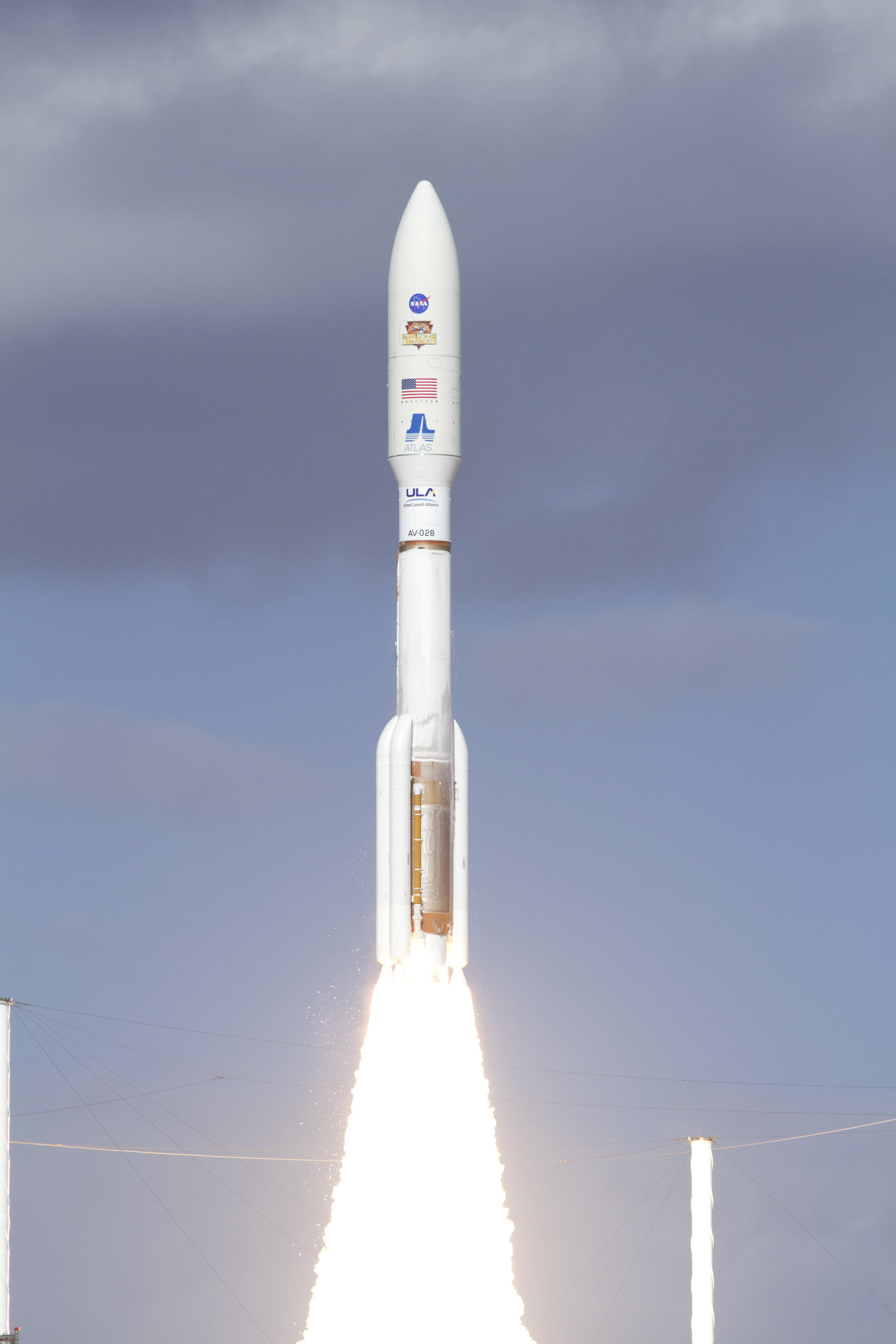 File Atlas V With Msl After Liftoff Jpg 維基百科 自由的百科全書