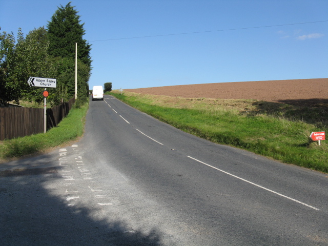 File:B4203 At Upper Sapey - geograph.org.uk - 1482401.jpg