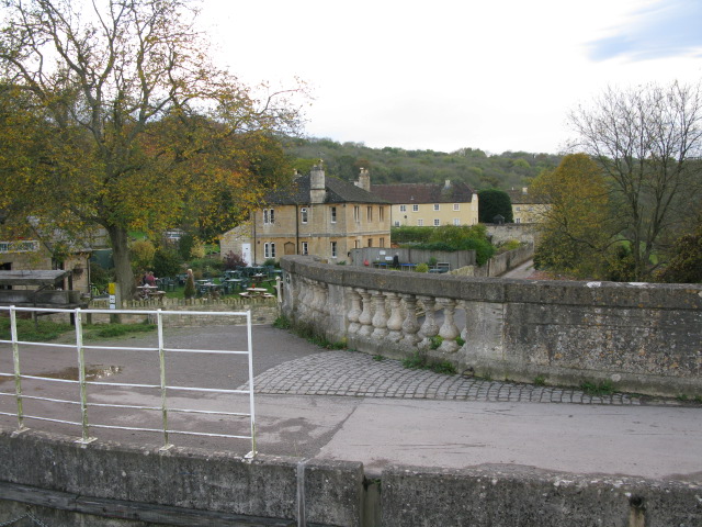 Cafe and houses at Avoncliff - geograph.org.uk - 1567752