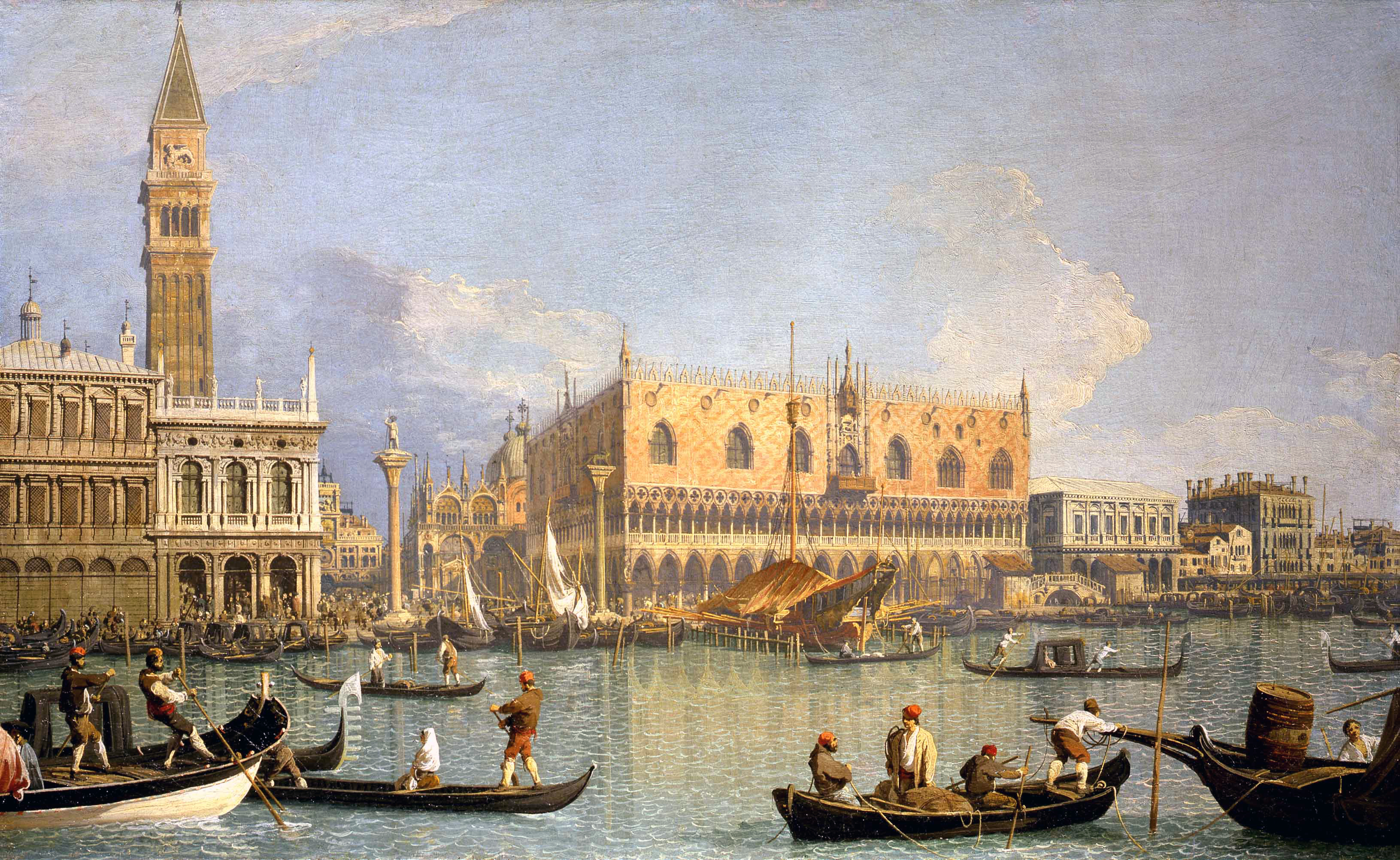 File Canaletto Veduta Del Palazzo Ducale Jpg Wikimedia Commons