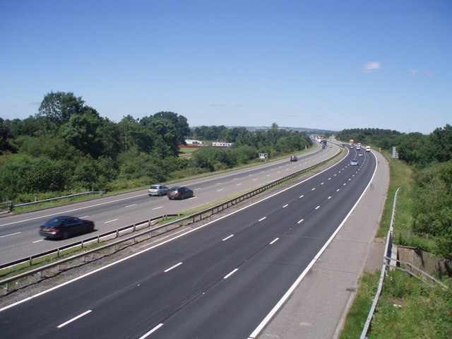 File:Cullompton , M5 Motorway - geograph.org.uk - 1216947.jpg