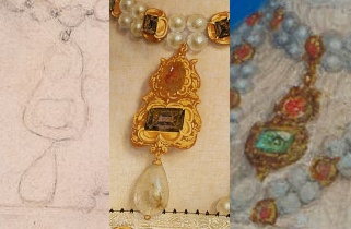 File:Hans Holbein the Younger - Pendant worn by Jane Seymour and so-called Catherine Howard.jpg