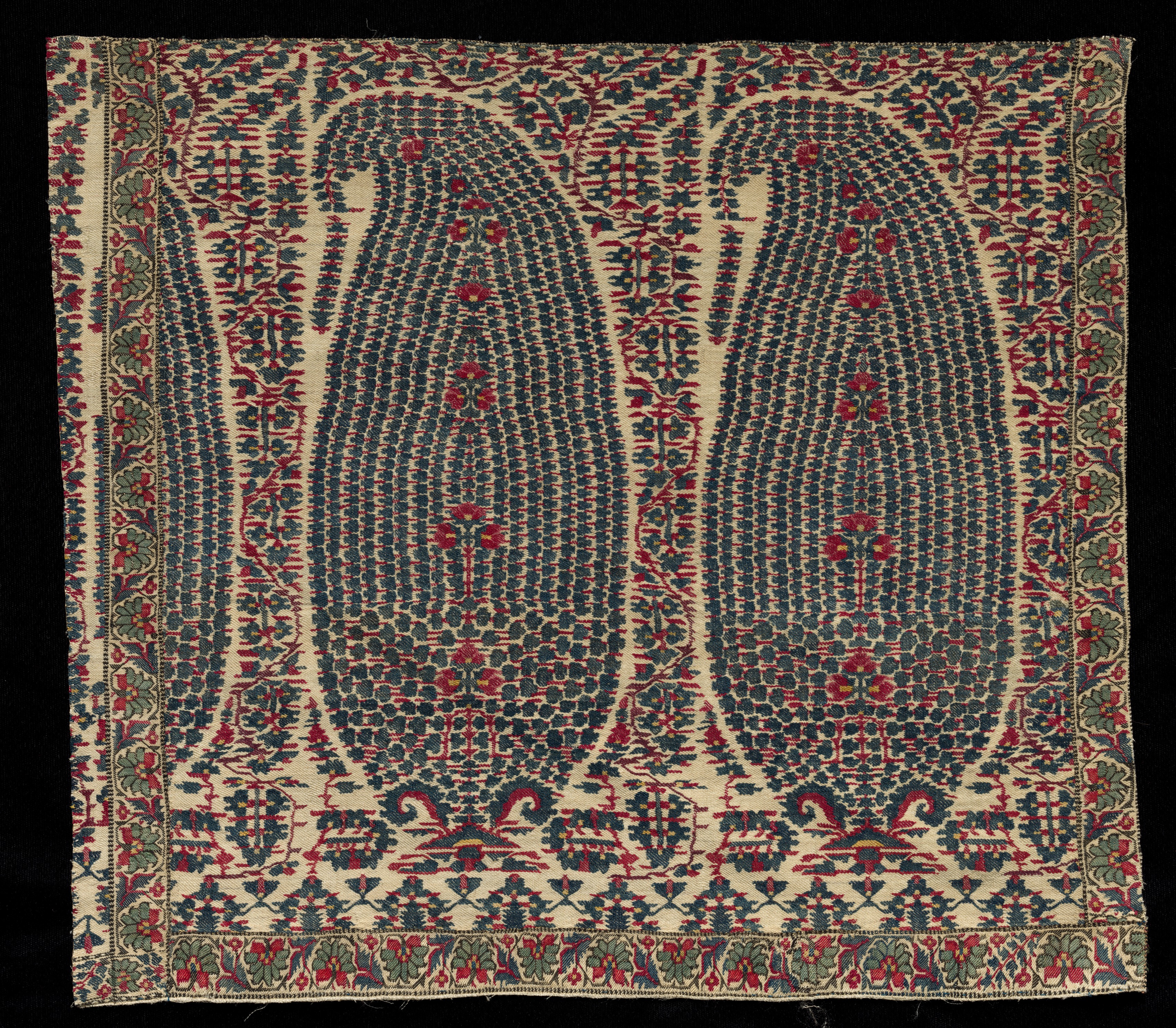 warm bezorgdheid Voorman Bestand:India, Kashmir ?, 19th century - Fragment of a Shawl Border -  1934.330 - Cleveland Museum of Art.jpg - Wikipedia