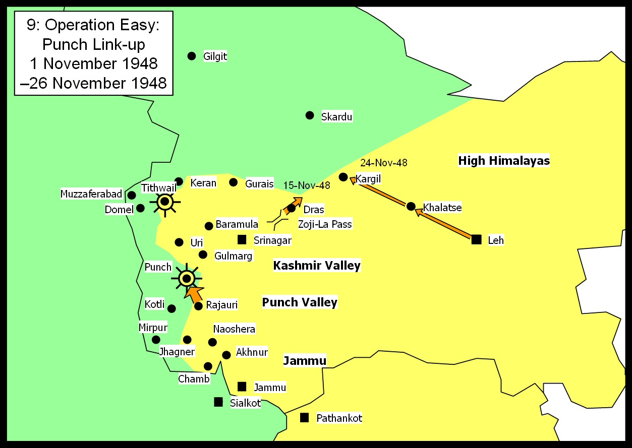 Operation Easy. Punch link-up 1 November 1948 - 26 November 1948