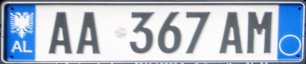 License_plate_Albania_New