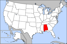 File:Map of USA highlighting Alabama.png