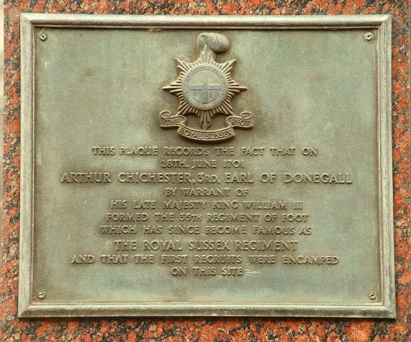 File:Military plaque, Belfast - geograph.org.uk - 771634.jpg