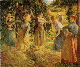 File:Pissarro - harvest-at-eragny-1901.jpg