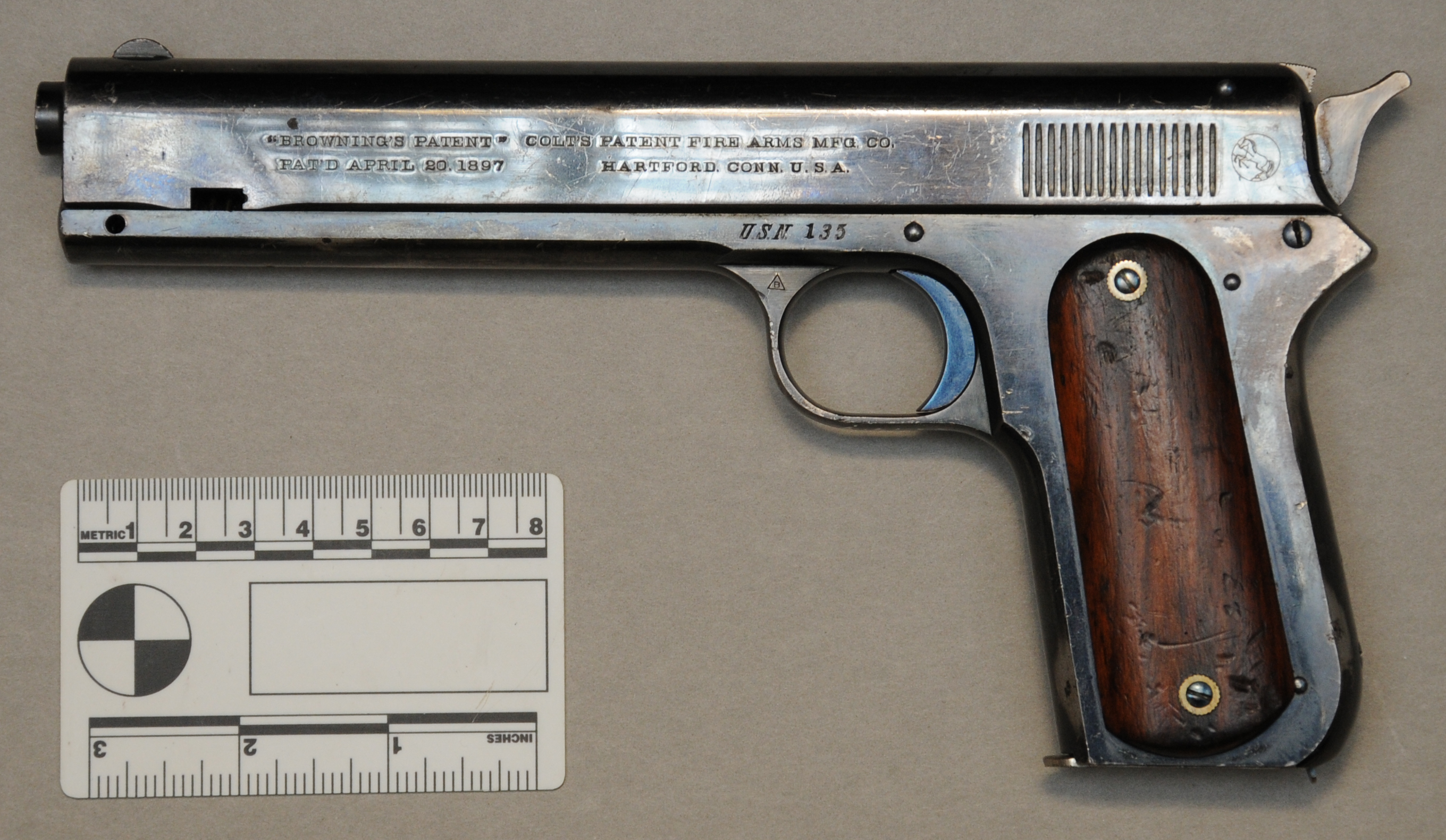 XX 1/6 Maison de la première guerre mondiale Colt modèle M1900 Semi-Auto Pistol États-Unis 