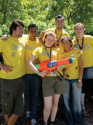O-Week tour leaders at the University of New South Wales, Sydney, Australia, 2004