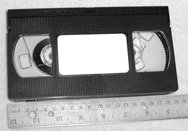 File:VHS videocassette - front.jpg - Wikimedia Commons