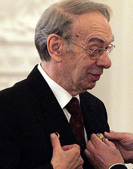 Na cerimônia de premiação no Kremlin, 12 de junho de 2006