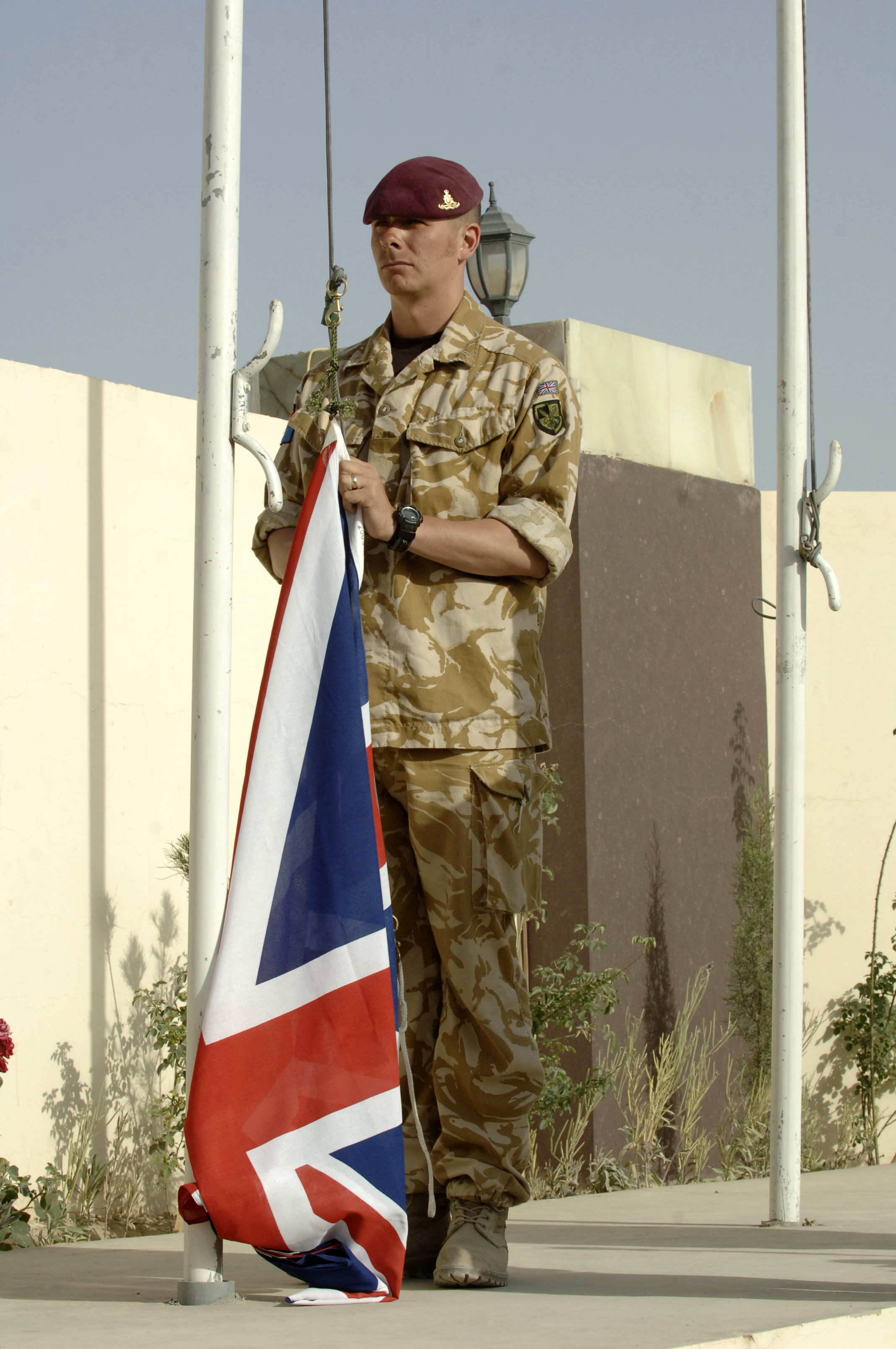 The ceremonial clothing and military clothing of a desert