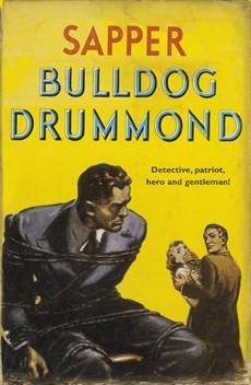 First edition cover of Bulldog Drummond Bulldog Drummond 1st edition cover, 1920.jpg