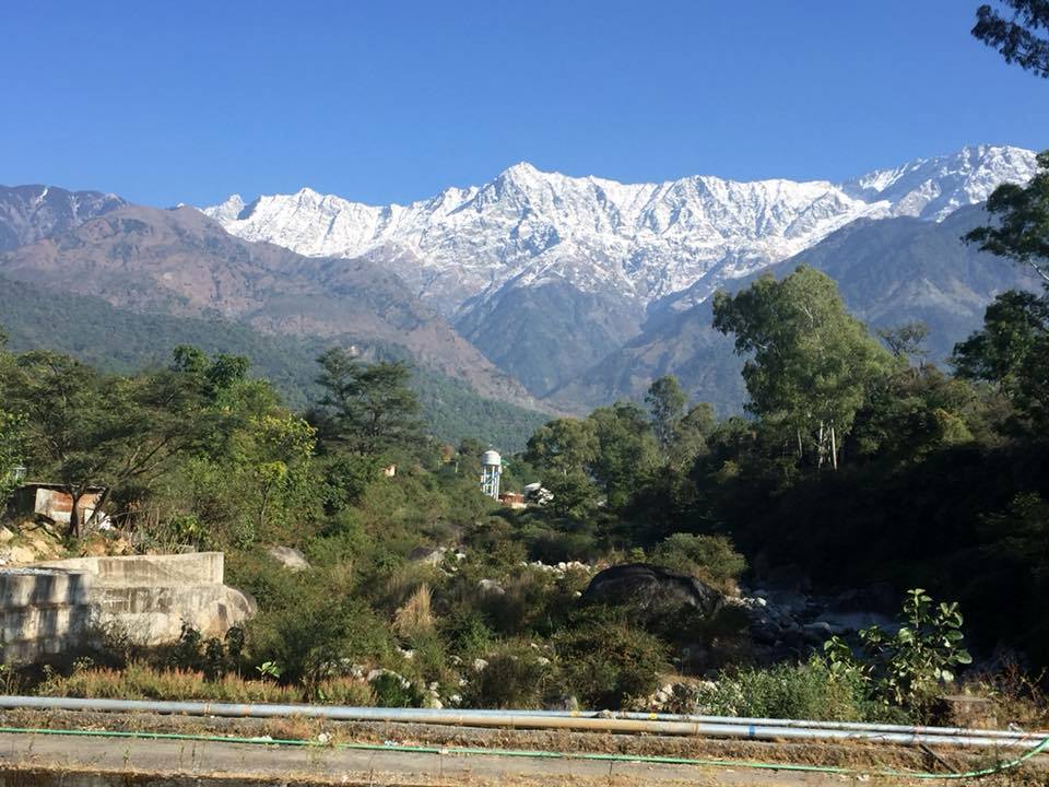 mountain ranges,view from Dharamshala