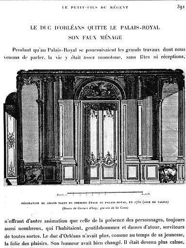 File:Domaine national du Palais-Royal (ancien Palais Cardinal) - Gravure, Décoration du grand salon du 1e étage en 1760 (aile de Valois) - Paris - Médiathèque de l'architecture et du patrimoine - AP82N00014.jpg