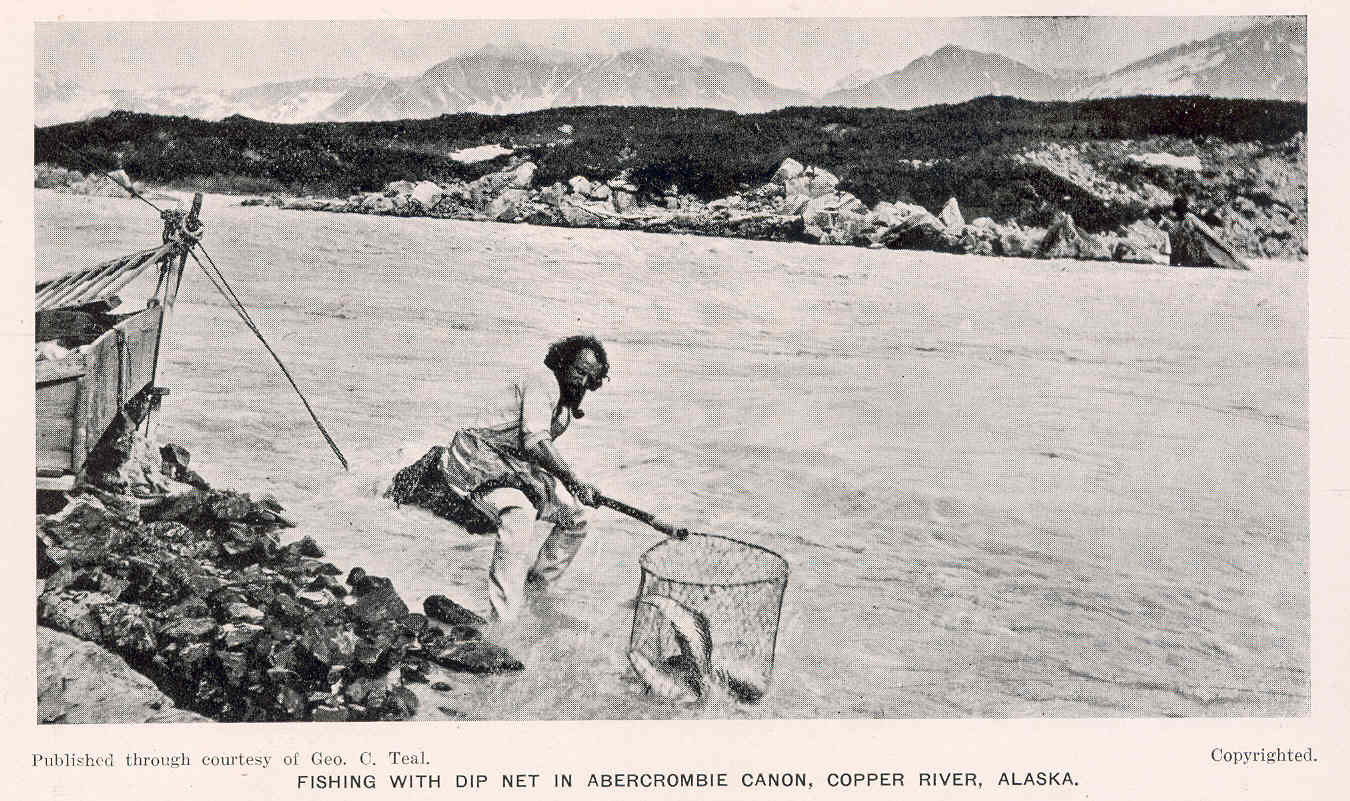 File:FMIB 44927 Fishing with Dip Net in Abercrombie Canon, Copper