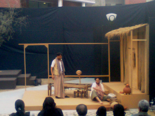 Play by the NSD at the Anugoonj, 2011 (cultural festival of the GGSIPU, Delhi)