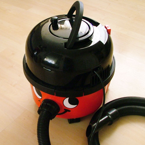 Numatic International's iconic Henry vacuum cleaner.