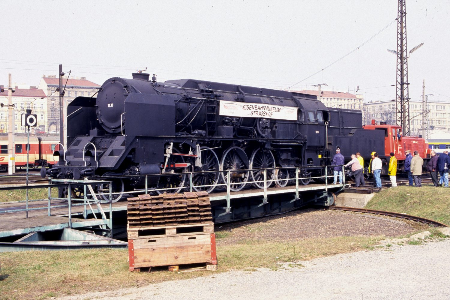 O.B.B Class 12 Austrian Steam Locomotive Bumper Sticker Decal 