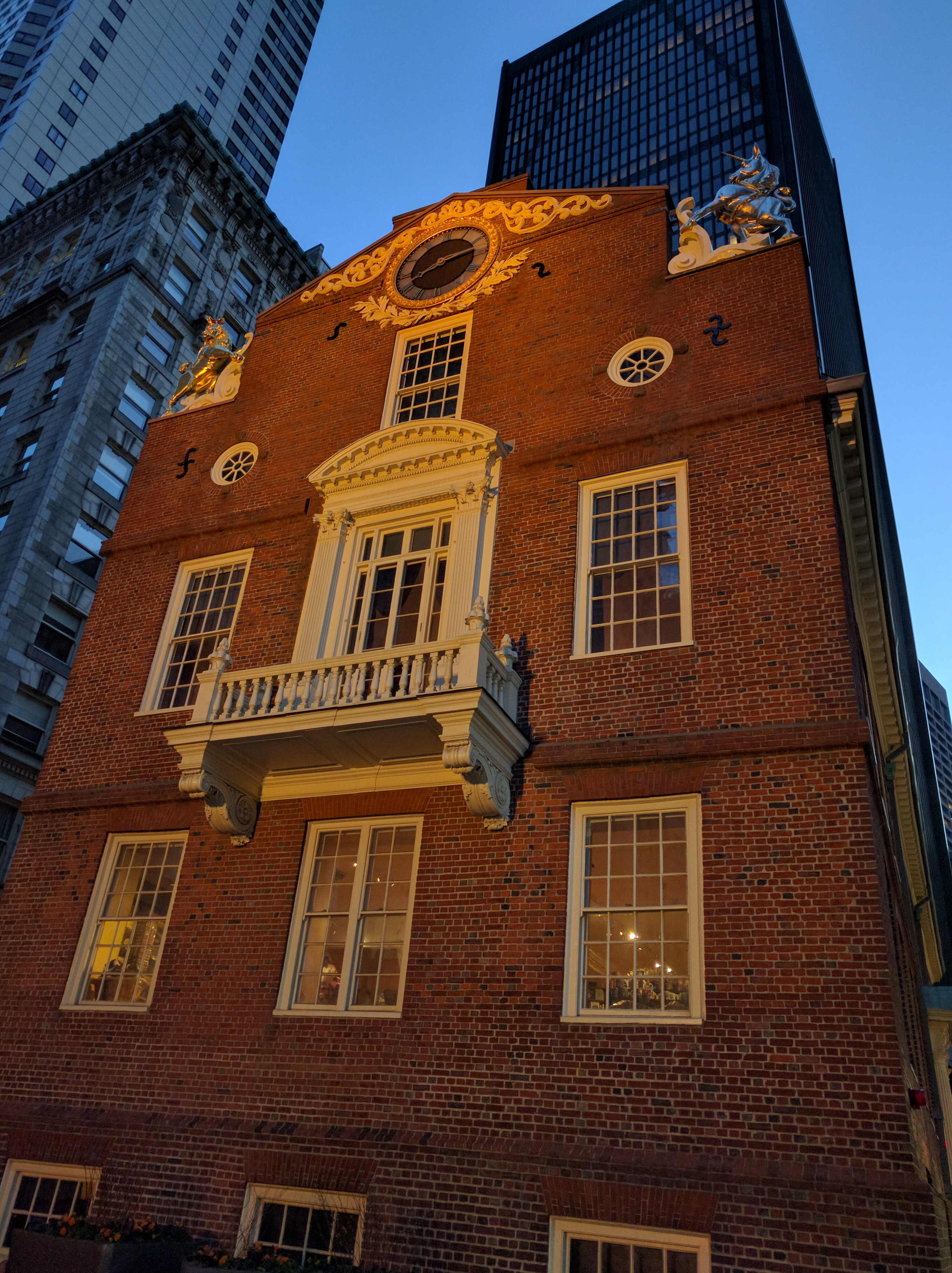 Олд стейт. Old-State-House-Boston.