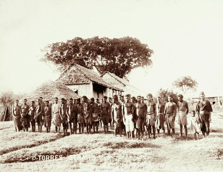 File:Queensland State Archives 5171 Prisoners at Daru 1898.png