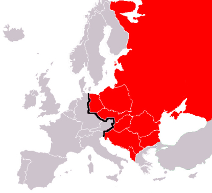 Европа железный занавес. Железный занавес на карте Европы. Железный занавес в Европе. Границы железного занавеса. Европа 1946.