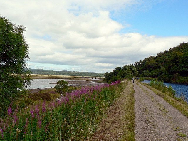 File:The towpath by Bellanoch Basin - geograph.org.uk - 922476.jpg