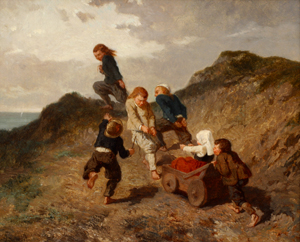 File:Évariste-Vital Luminais - Pull up the hill (1858).jpg