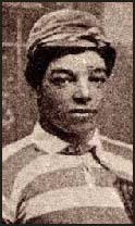 Andrew Watson is widely considered to be the first black person to play football at international level. Andrew Watson.jpg