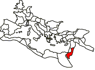 Prowincja rzymska Arabia w 120 roku.