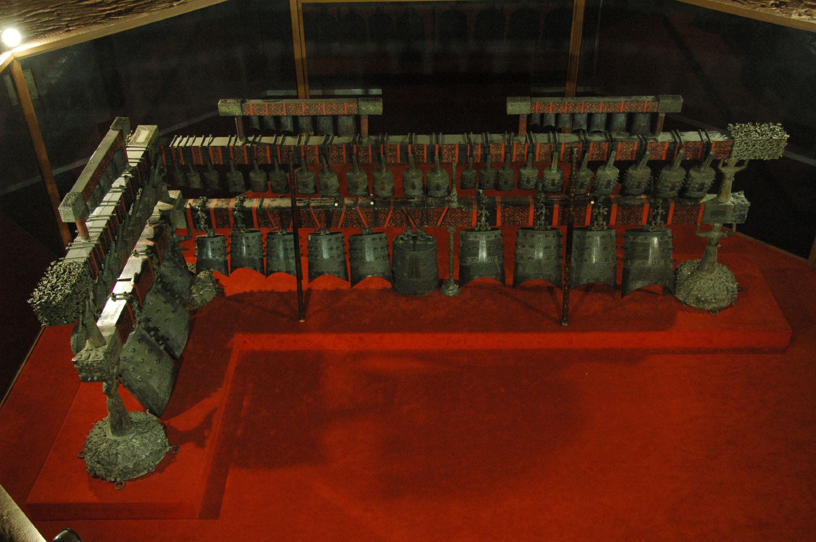 complete ceremonial set of 65 ''zhong'' bells