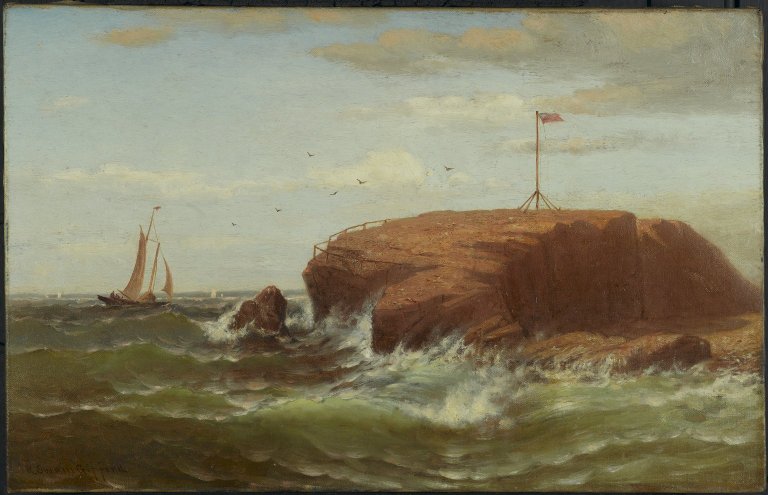 File:Brooklyn Museum - Seconnet Rock, New Bedford, Massachusetts - Robert Swain Gifford - overall.jpg
