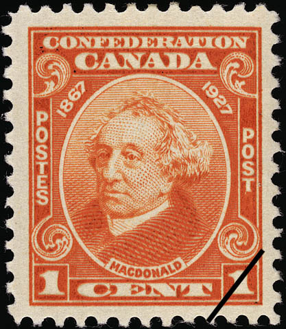 Canadian stamp honouring Macdonald, 1927